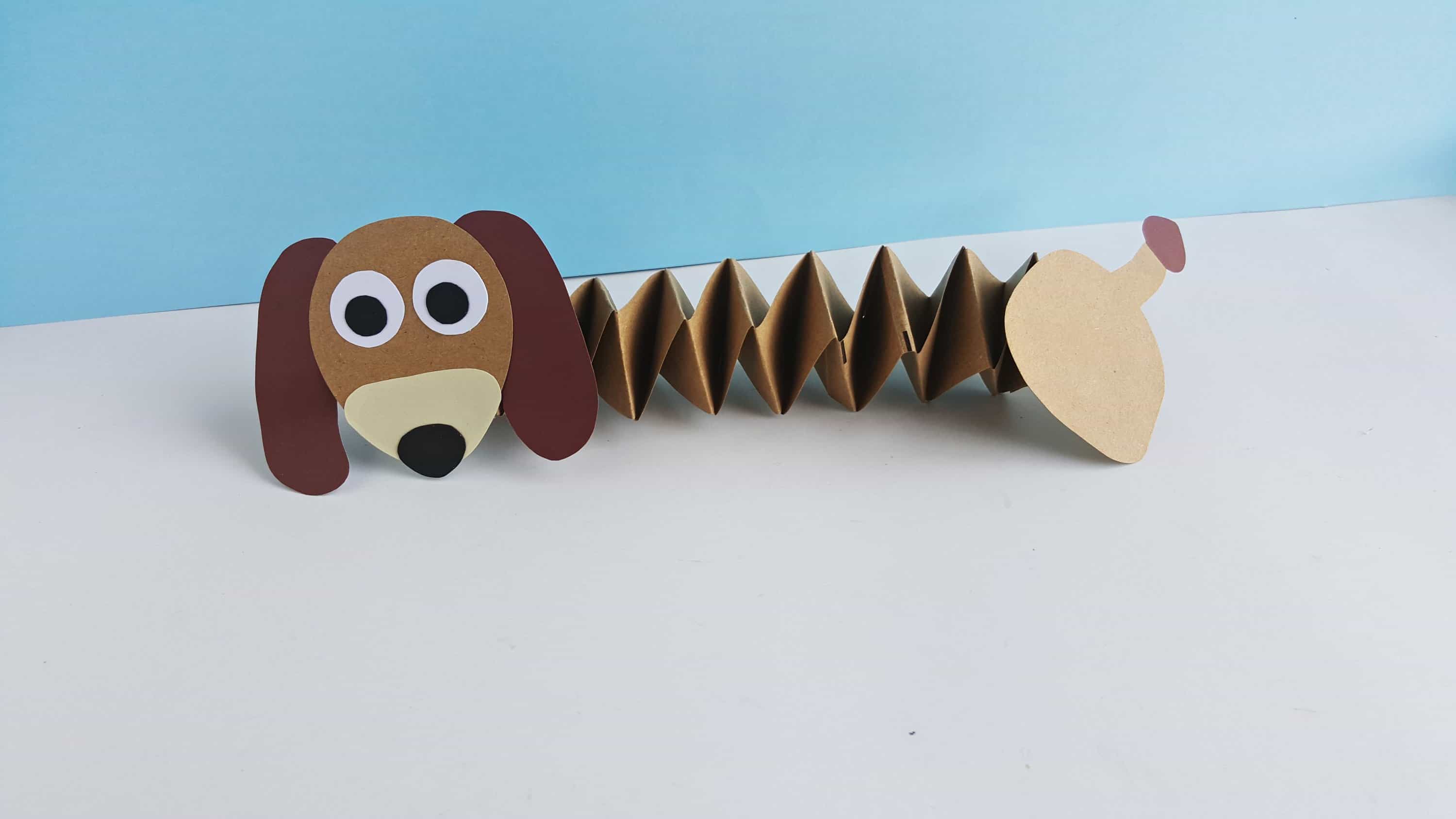 toy story craft for kids slinky dog